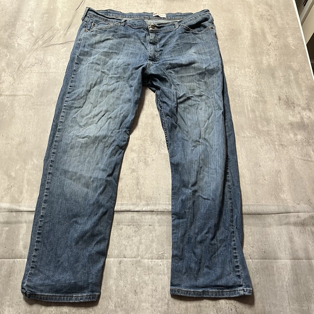 Vintage Wrangler Cowboy Denim Blue Jeans Mens 40x30 Western Relaxed Fit